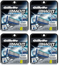 Gillette Mach3 Turbo Razor Refill Cartridges, 8 Ct (Pack of 4) + LA Cross Manicure 74858