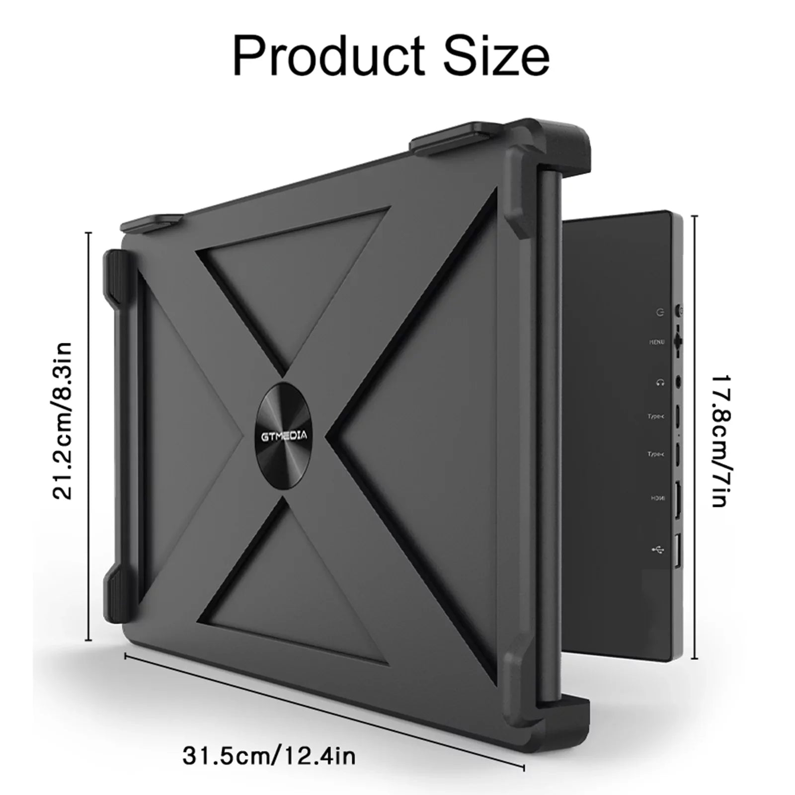 GTMEDIA Mate X 11.6-inch Portable Dual Screen Monitor for Laptop - Immersive Viewing Experience, Perfect for Multimedia and Presentations