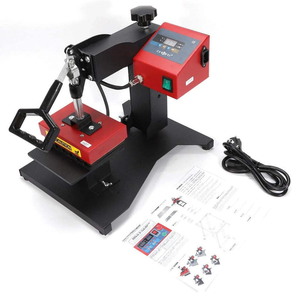 Miumaeov 6 in 1 Pen Heat Press Machine, Pen Heat Press Transfer Machine, Digital 3D Sublimation Heat Press Machine Logo Transfer Printing Machine for DIY Pen Printing 110V 350W