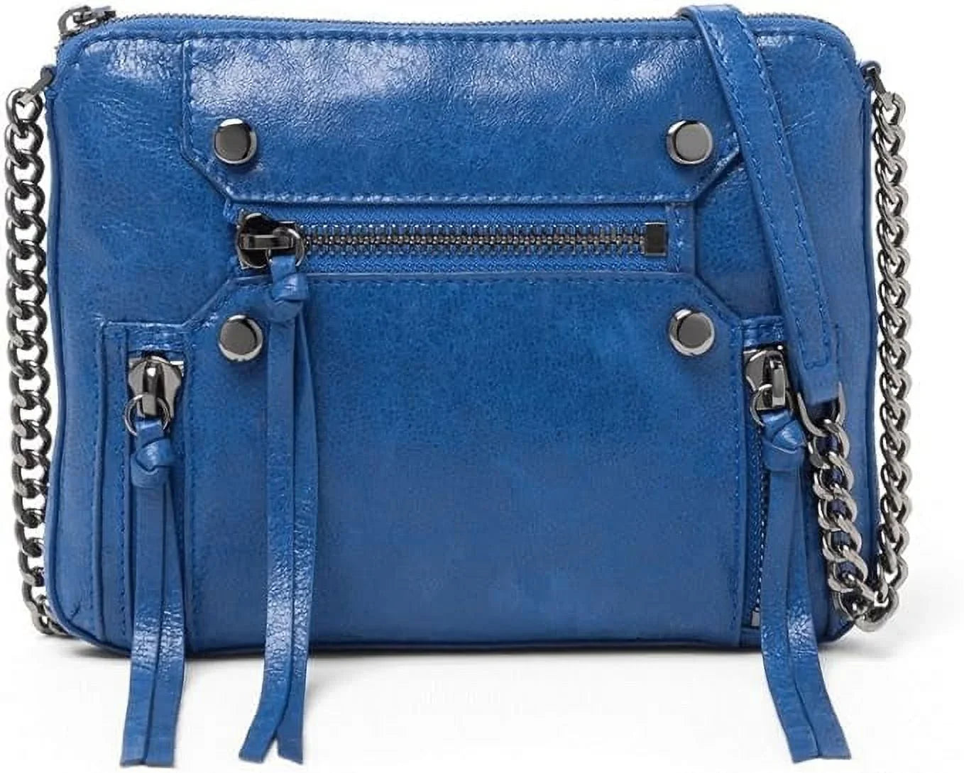 botkier Logan Leather Crosbody Blue