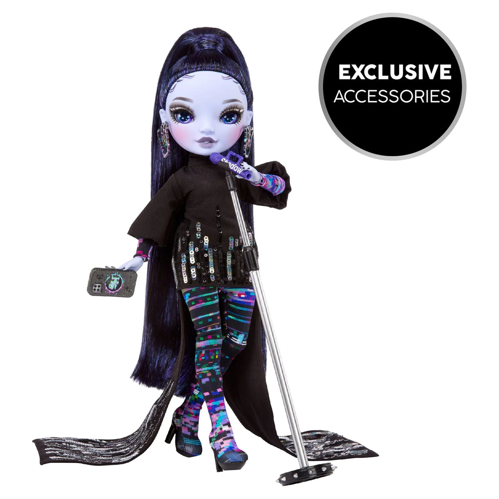 Rainbow High Shadow High Reina Glitch Crowne - Purple Fashion Doll. Fashionable Outfit & 10+ Colorful Play Accessories. Outstanding Gift for Kids 4-12 Years Old & Collectors