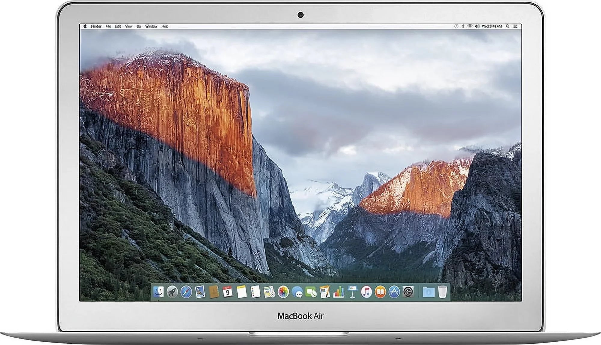 Apple MacBook Air 13-inch (i5 1.6GHz, 256GB SSD) (Early 2015, MJVG2LL/A) - Silver Bundle with Black Zipper Sleeve + Laptop Starter Kit + Cleaning Kit (Refurbished)