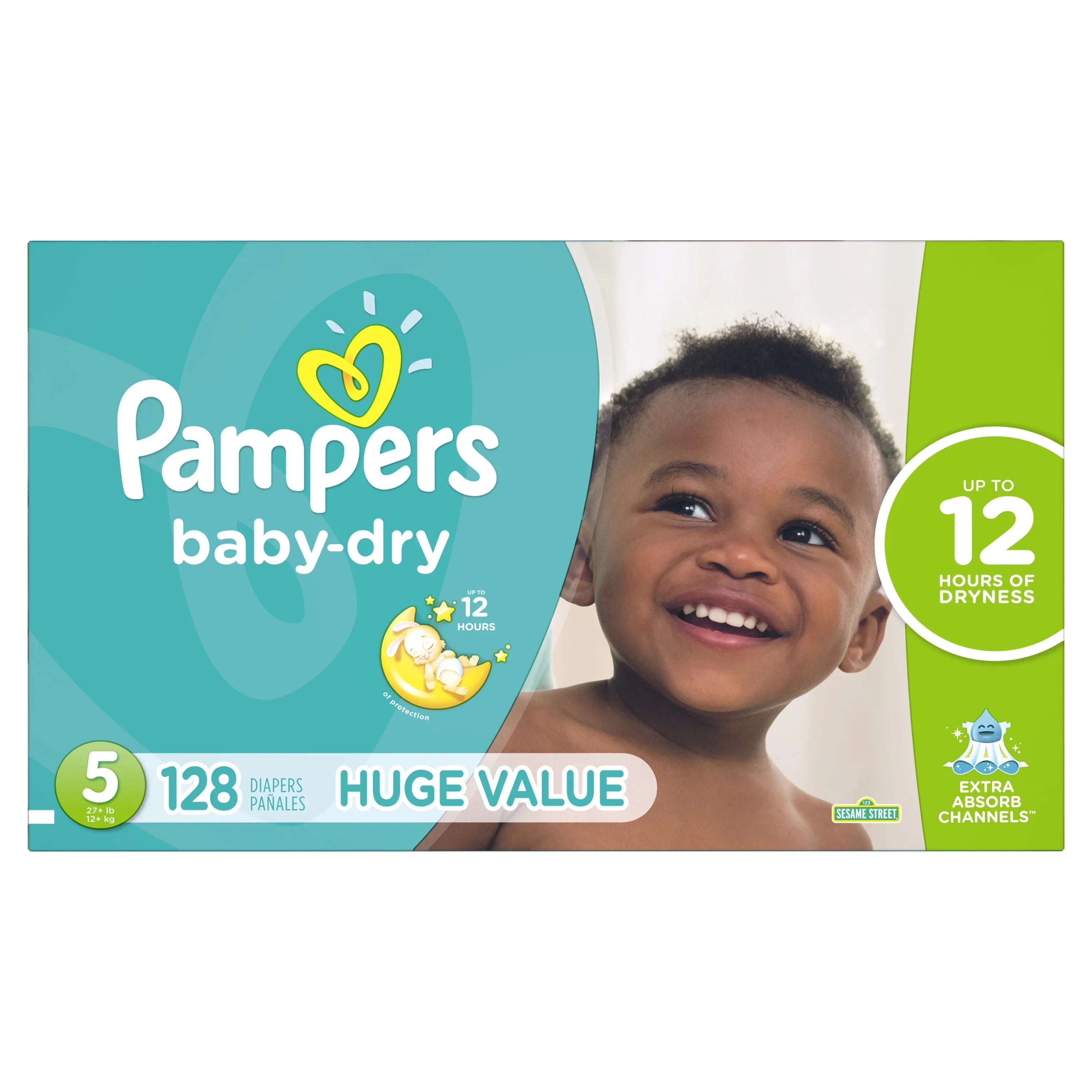 Pampers Pamp Baby Dry S5 Hp 128ct