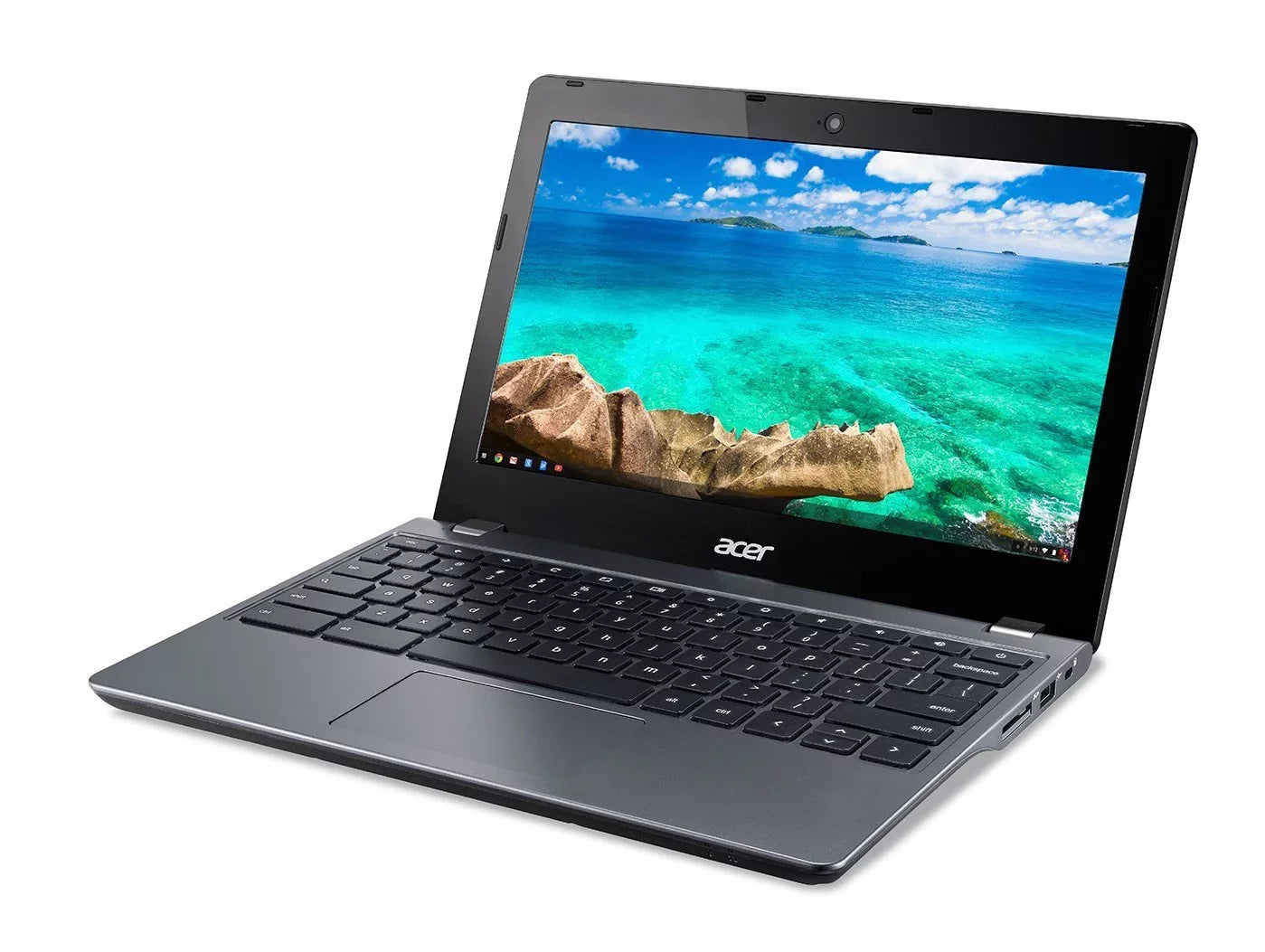 Restored Acer Chromebook C740-C3P1 Tablet Computer, 1.50 GHz Celeron, 2GB DDR3 RAM, 16GB SSD Hard Drive, Chrome, 11" Screen (Refurbished)