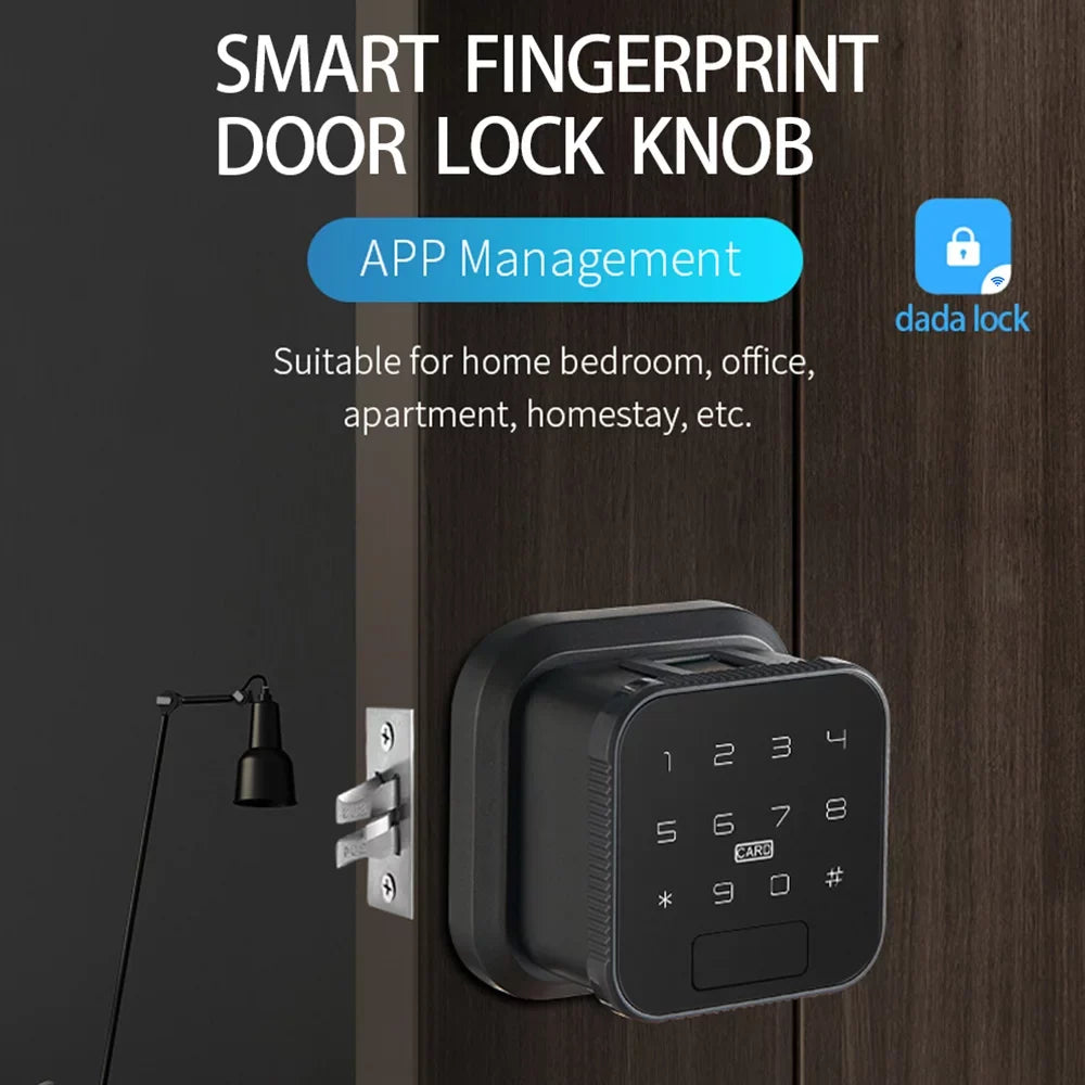 Dazzduo ligent Door Lock,Handle Deadbolt Door Fitting DADA Lock Door Lock