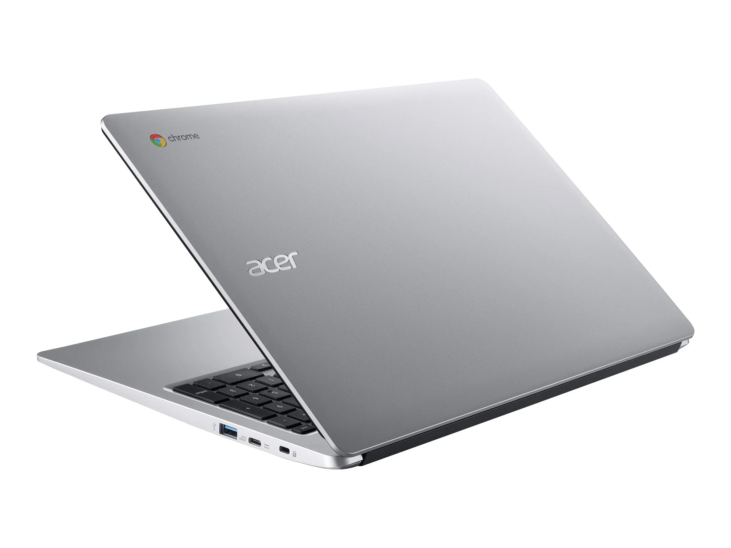 Acer Chromebook 315 CB315-3HT-C3J0 - Celeron - N4120 / up to 2.6 GHz - Chrome OS - UHD Graphics 600 - 4 GB RAM - 64 GB eMMC - 15.6" IPS touchscreen 1920 x 1080 (Full HD) - Wi-Fi 5 - pure silver - kbd: US