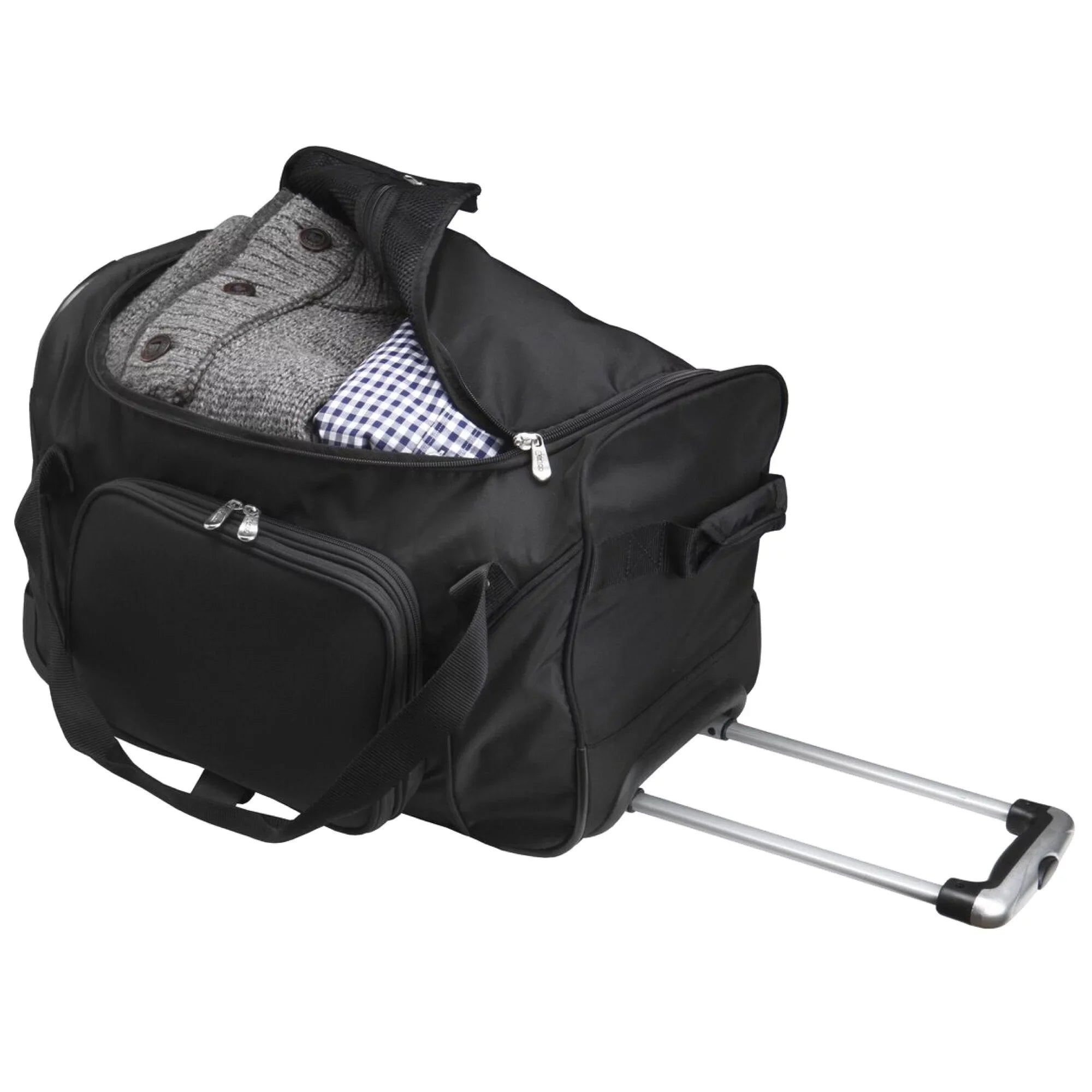 MOJO Black Las Vegas Raiders 22" 2-Wheeled Duffel Bag