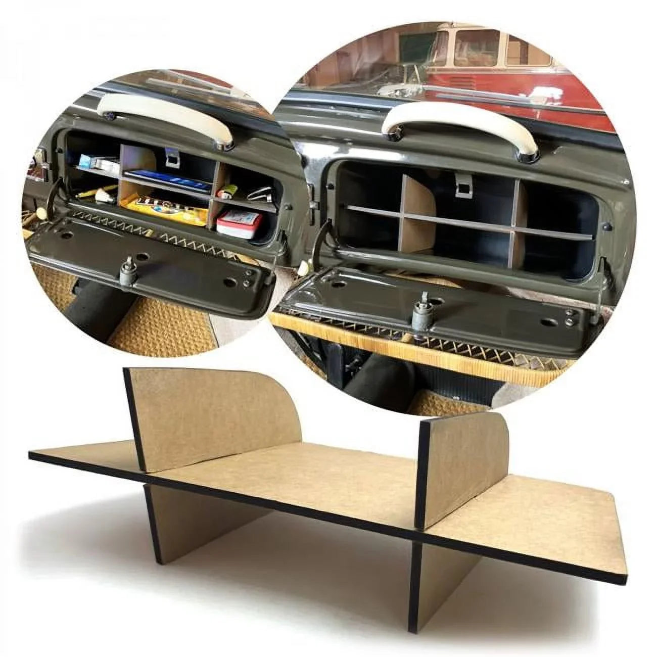 KaferLab 788878 VW Beetle Glove Box Organizer for 58-64 Volkswagen Bug Type 1 Sedan Convertible