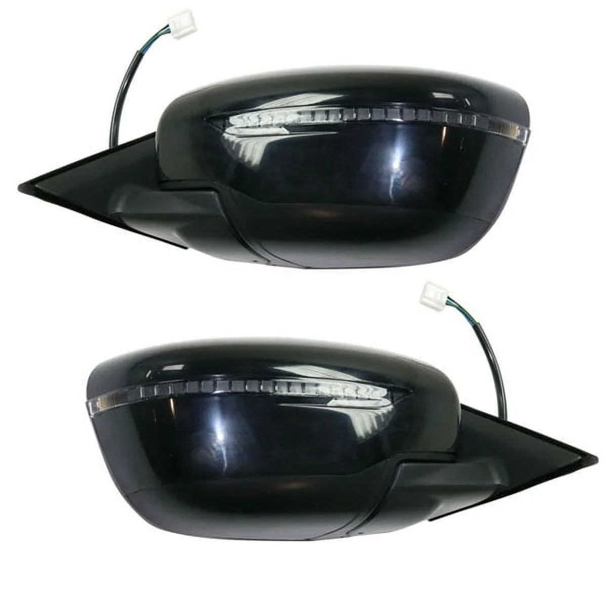For 17-19 Rogue Rear View Mirror Assembly Power w/Signal & w/o Camera Set Pair