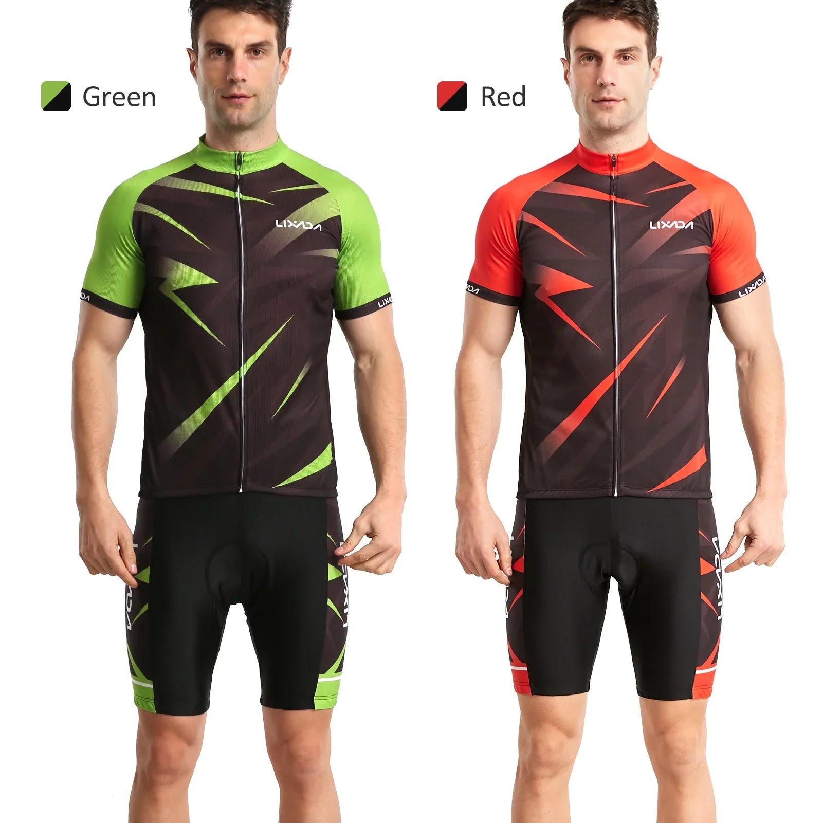Lixada Cycling Jersey,Padded Mtb Suit Bike Shirt And Shirt And Padded And Padded Mtb Men Breathable Sleeve Buzhi Set Men Mewmewcat Sleeve Bike Shirt Breathable Sleeve Bike