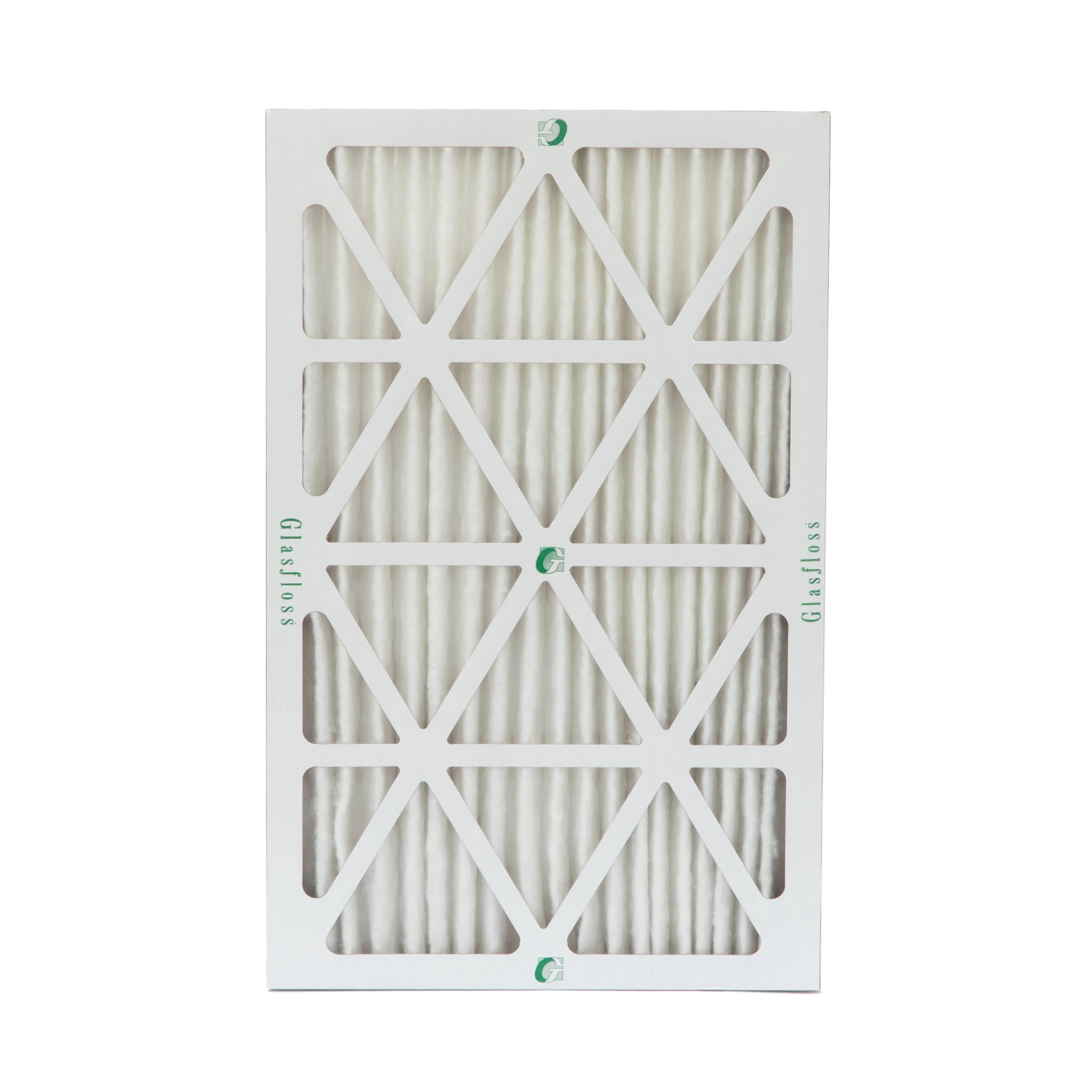 12 Pack of 10x20x2 MERV 10 Pleated 2" Inch Air Filters by Glasfloss. Actual Size: 9-1/2 x 19-1/2 x 1-3/4