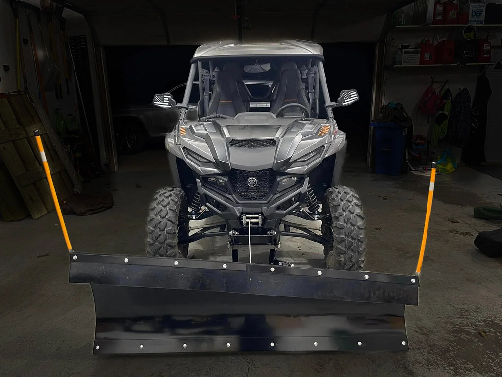 72 inch DENALI Pro UTV Snow Plow Kit in BLACK - 2008-2013 Kawasaki Teryx (2-seater)