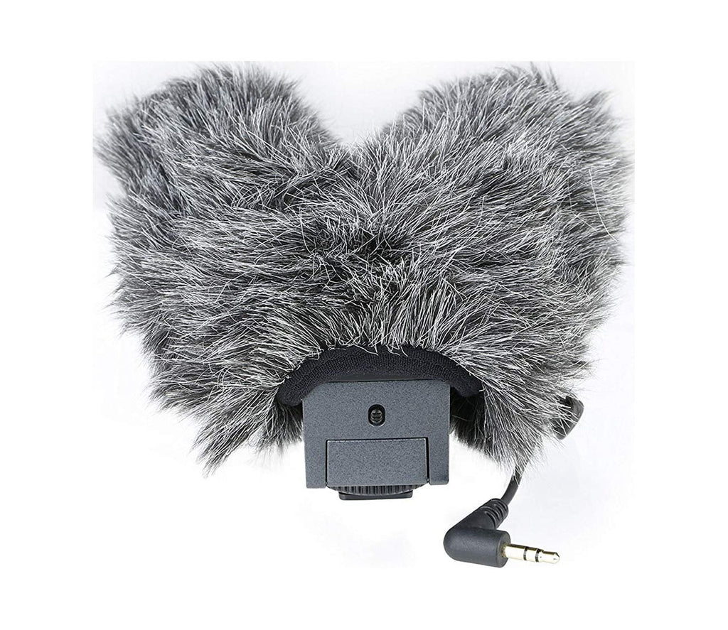 Movo WS-SM440 Furry Outdoor Microphone Windscreen Muff Custom Fit for Sennheiser MKE 440 Compact Stereo Shotgun Microphone