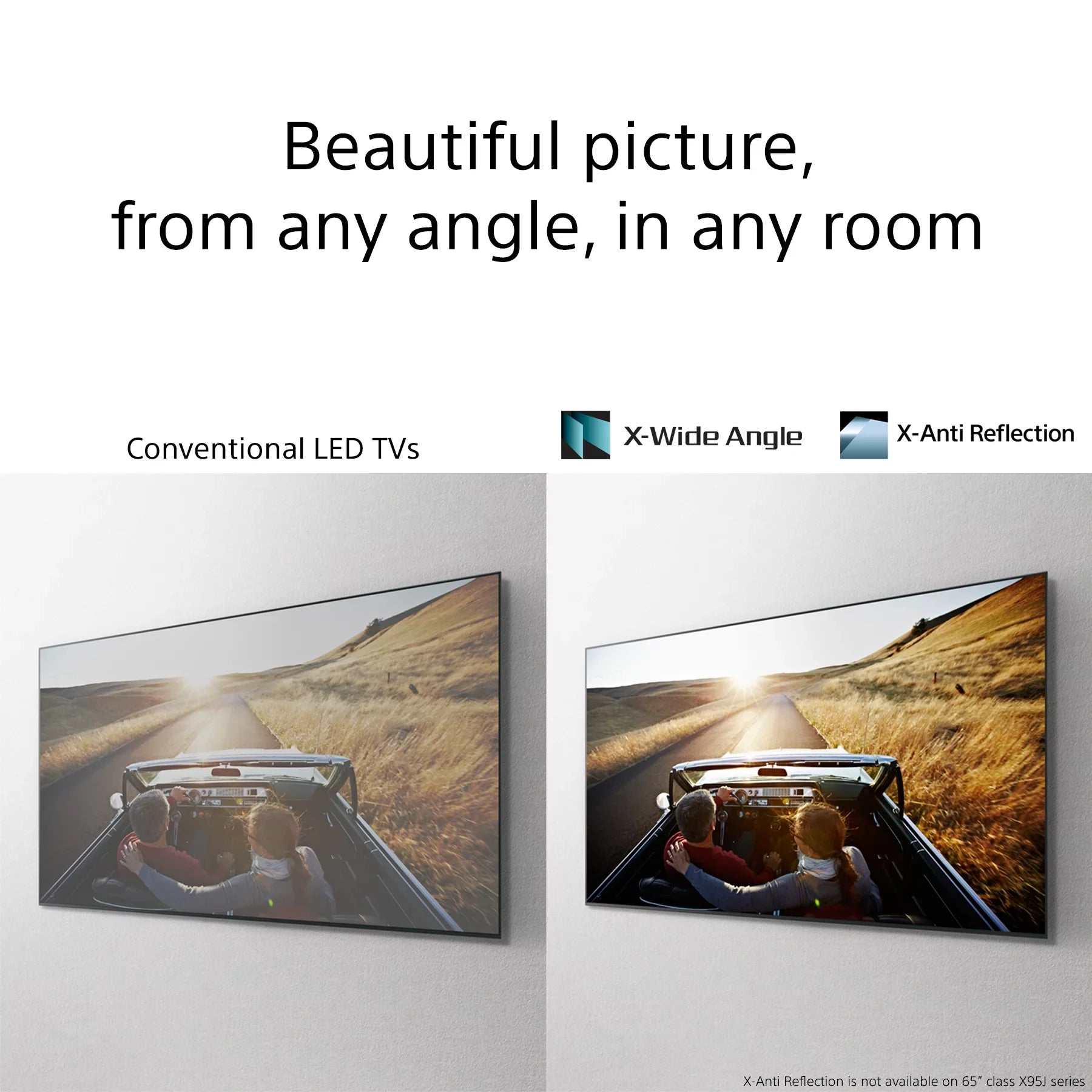 Sony 75" Class XR75X95J BRAVIA XR Full Array LED 4K Ultra HD Smart Google TV with Dolby Vision HDR X95J Series 2021 Model