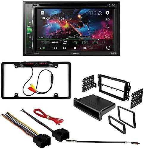 KIT4768 Bundle for 2007-2009 Chevrolet Equinox W/ Pioneer AVH-241EX Double DIN Car Stereo with Bluetooth/Backup Camera/Installation Kit/in-Dash DVD/CD AM/FM 6.2" Touchscreen Digital Media Receiver