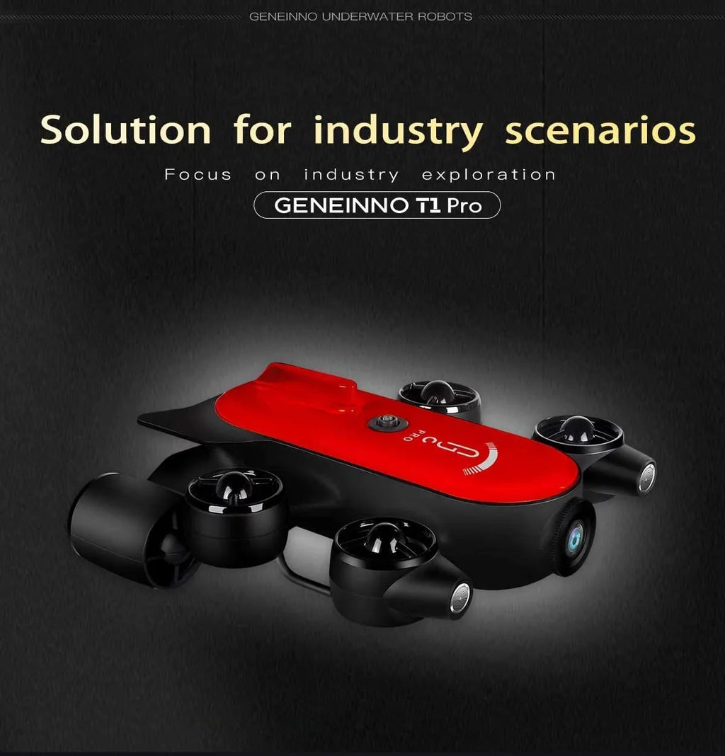 200M Titan T1 Pro Professional Underwater Drone ROV Robot with 4K Camera Remote Control Real-time Steaming