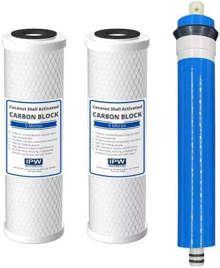 Matching Smartwater Reverse Osmosis RO Set GXRM10G, GXRM10RBL Filter 50 GPD