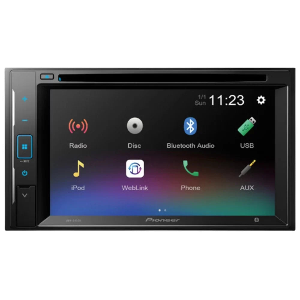 KIT4703 Bundle for 2005-2007 Dodge Durango W/ Pioneer Double DIN Car Stereo with Bluetooth/Backup Camera/Installation Kit/in-Dash DVD/CD AM/FM 6.2" WVGA Touchscreen Digital Media Receiver
