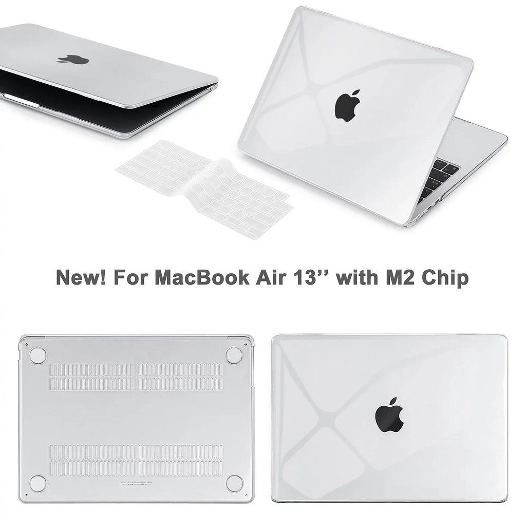 Techprotectus Hard-Shell Laptop Sleeve with Keyboard Protection Crystal Clear (TP-CYC-K-MA13M2)