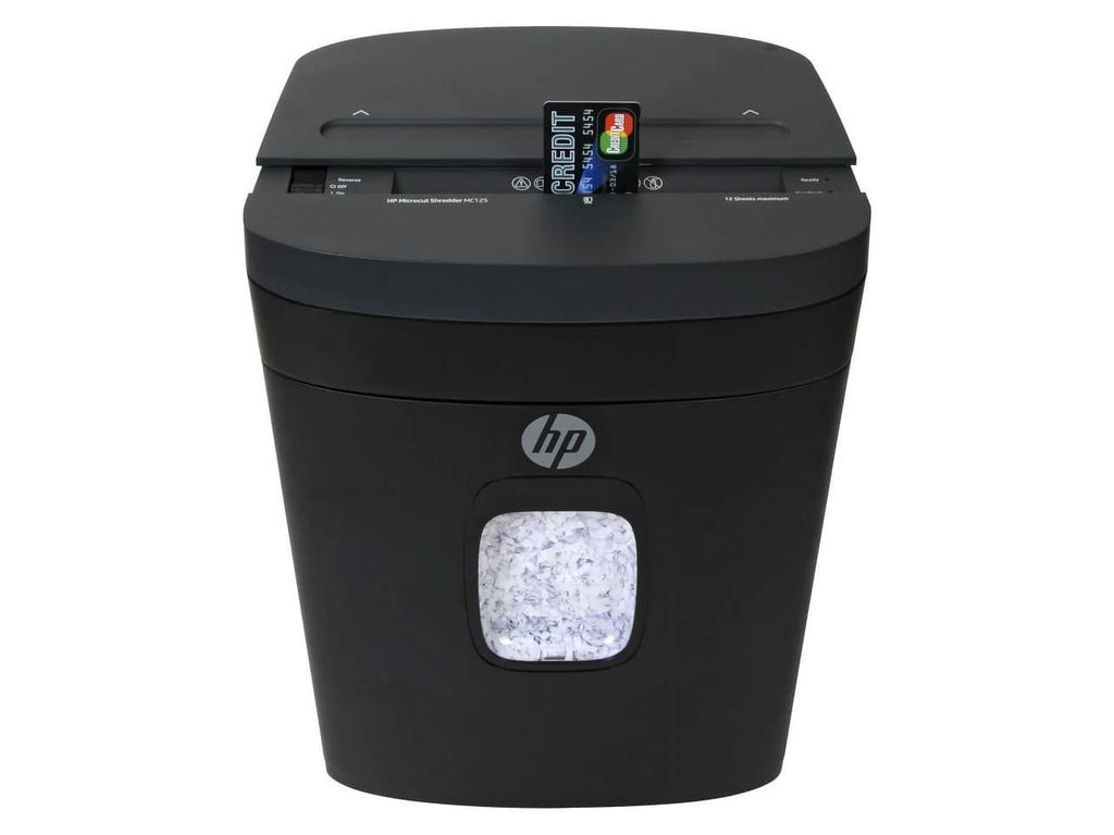 Royal MC125 Paper Shredder - Micro Cut - 12 Per Pass - for shredding Paper, Staples, Credit Card, Envelope - 8.75" Throat - 5 Minute Run Time - 40 Minute Cool Down Time - 5 gal Wastebin Capacity