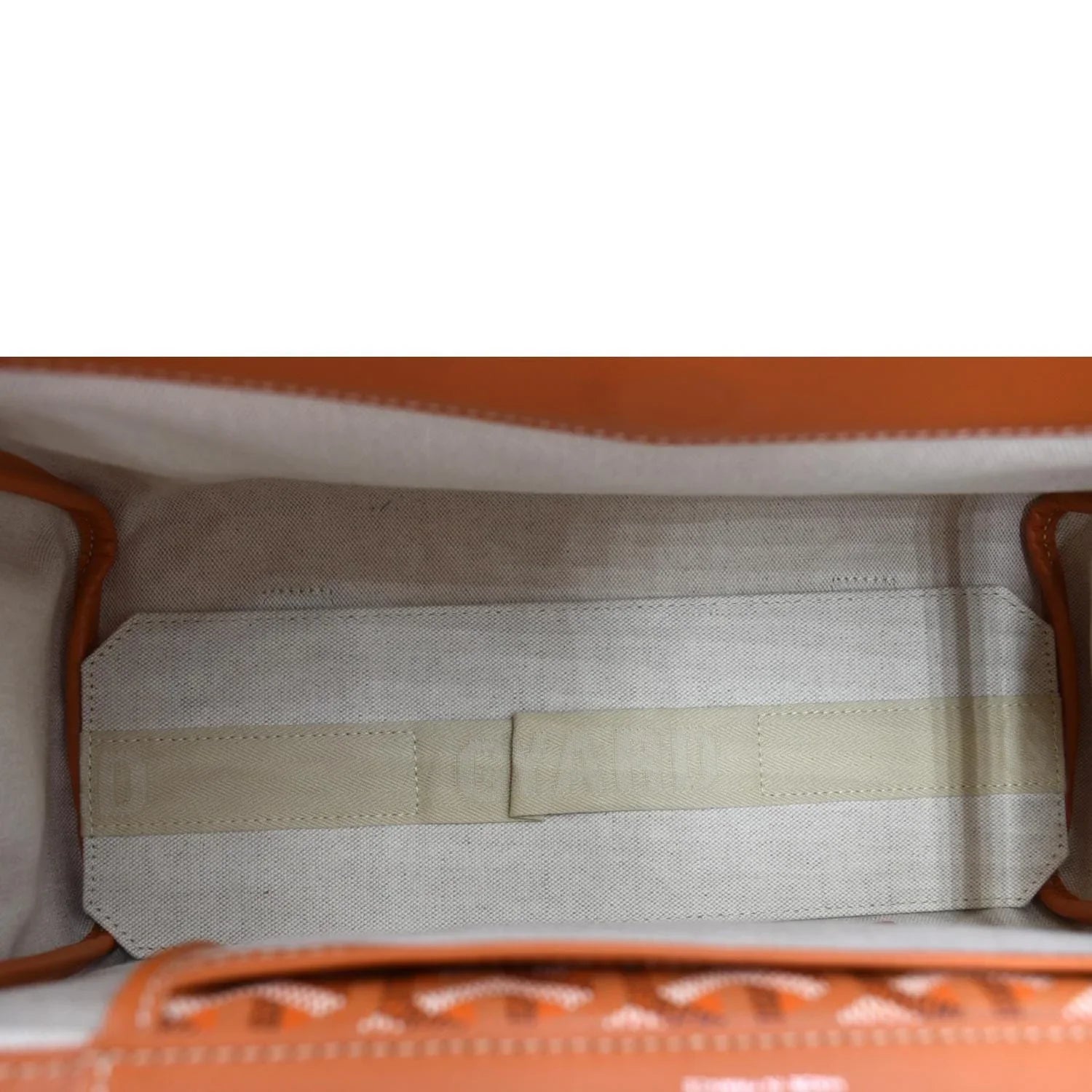 Pre-owned GOYARD Rouette Soft Canvas Shoulder Bag Orange