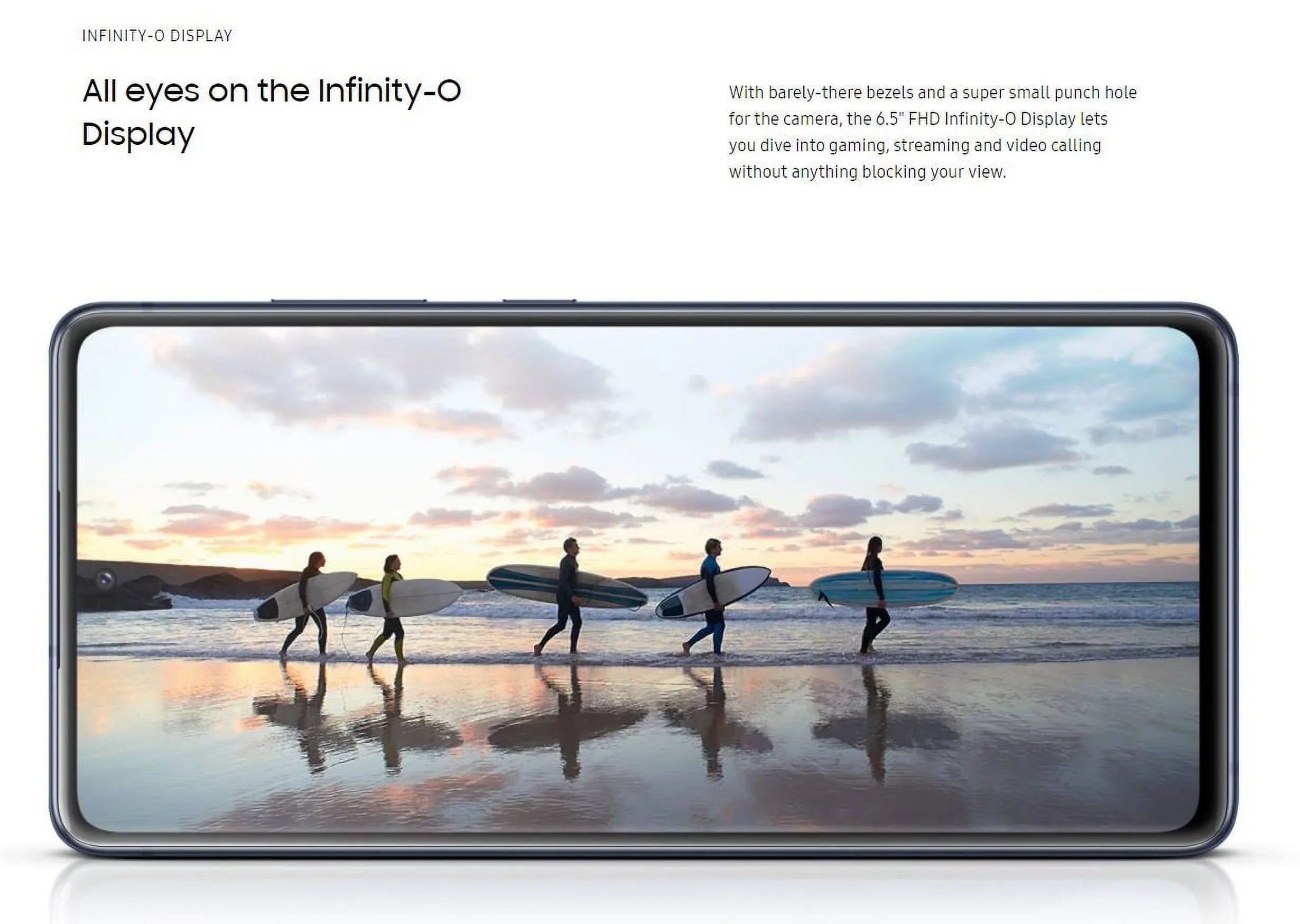 Samsung Galaxy S20 FE 5G - 5G smartphone - RAM 6 GB / Internal Memory 128 GB - microSD slot - OLED display - 6.5" - 2400 x 1080 pixels (120 Hz) - 3x rear cameras 12 MP, 12 MP, 8 MP - front camera 32 MP - cloud navy