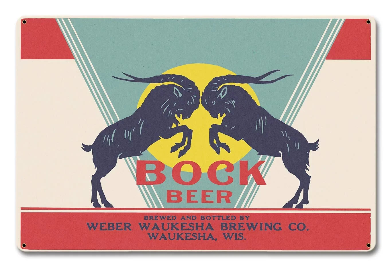 Bock Beer Wakeshua “Made in the USA with heavy gauge steel"