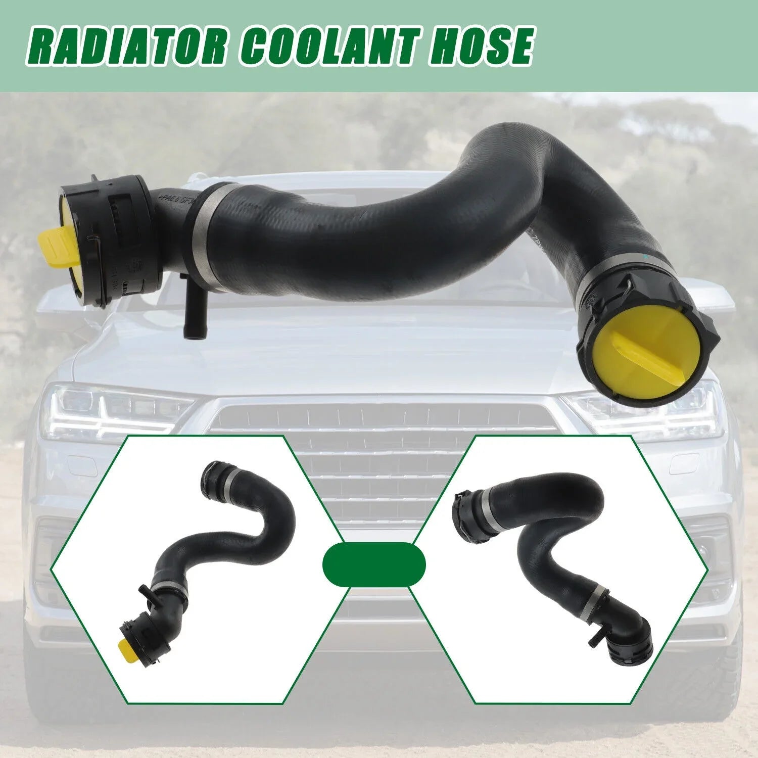 Radiator Upper Coolant Duct Tube Line for 2010-2016 Audi Q7 7L8122101D