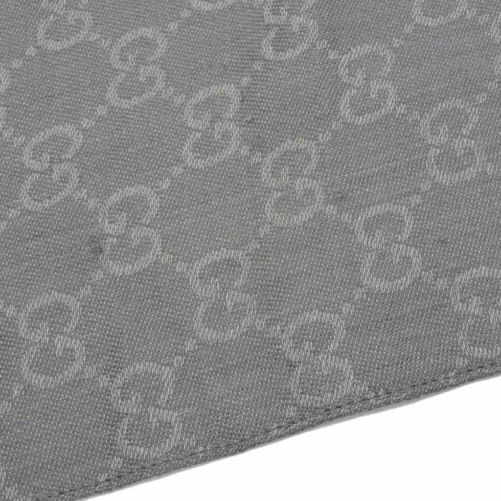 Pre-Owned Gucci Men,Women Cotton Silk Stole Gray,Green,Red Color (Good)