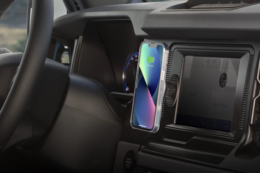 Scosche MPQ5DV-SP1 Dash/Vent Magnetic Wireless Charging Mount Suitable W/ MagSafe iPhone, Galaxy