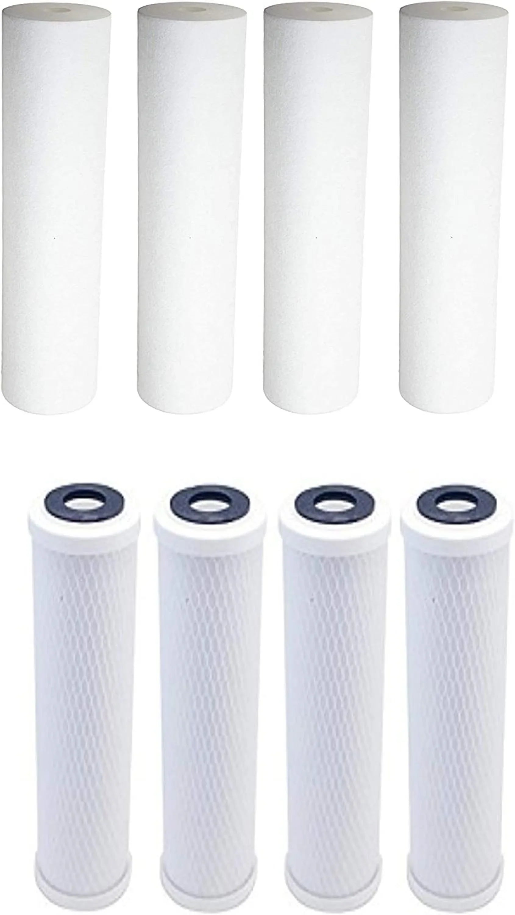 Replacement Filter Kit Fitting With Watts WP2-BVC RO System - Includes Carbon Block Filter & PP Sediment Filter