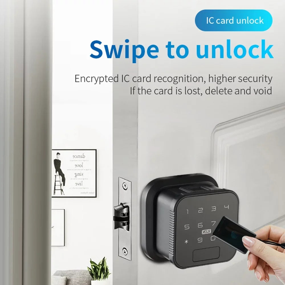 Dazzduo ligent Door Lock,Handle Deadbolt Door Fitting DADA Lock Door Lock