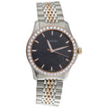 Gucci Ya126410 Diamond Watch G-Timeless 38mm Two Tone Rose / S. Steel PVD 2 CT.