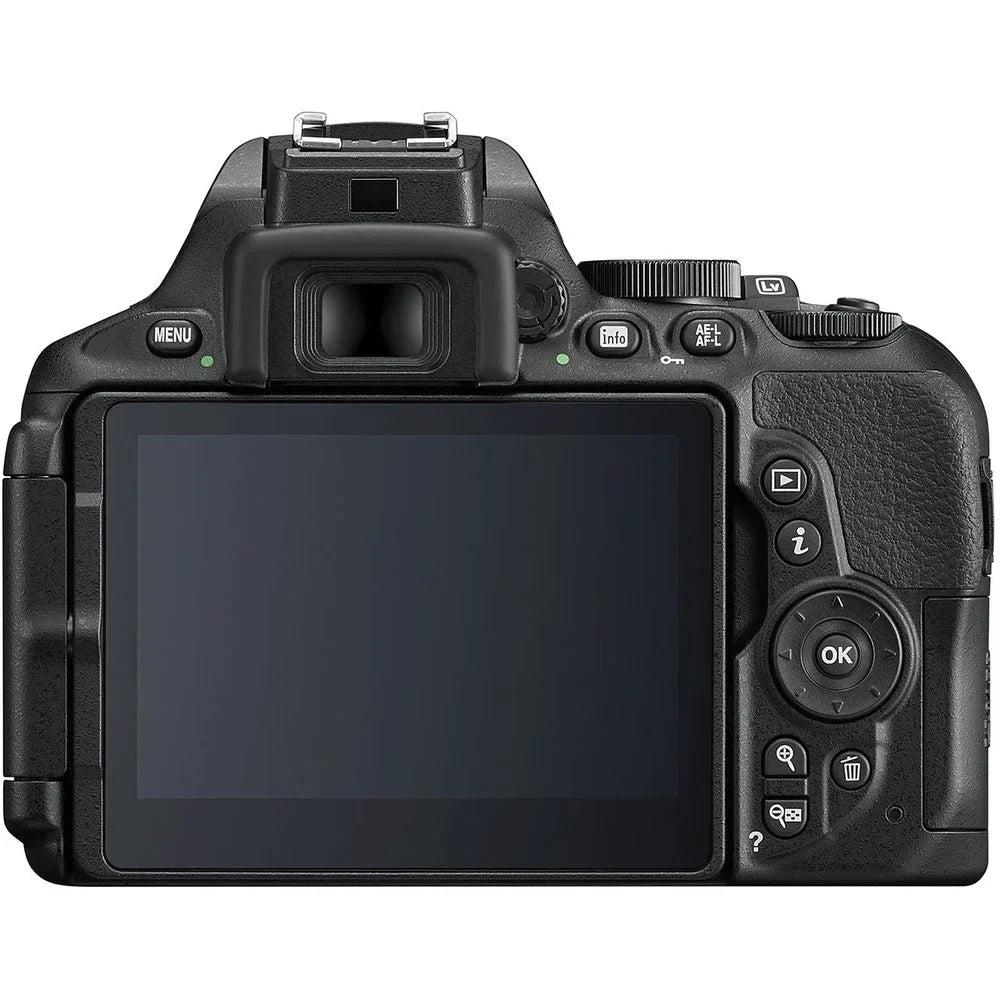 Nikon D5600 DSLR Camera + 18-55mm VR + 1yr Warranty + Canon Case + UV - 64GB Kit