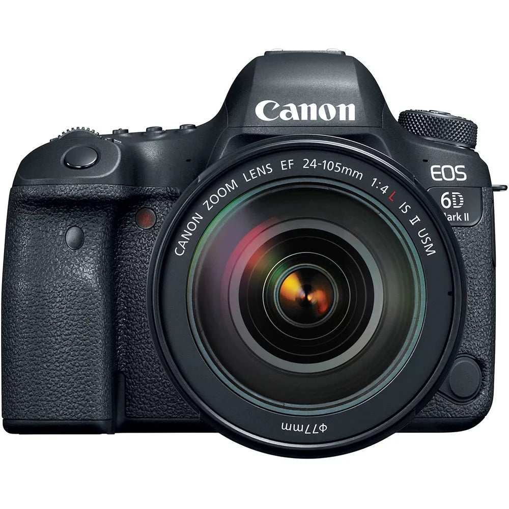 Canon EOS 6D Mark II Camera with 24-105mm f/4L II Lens (1897C009) + 64GB + More