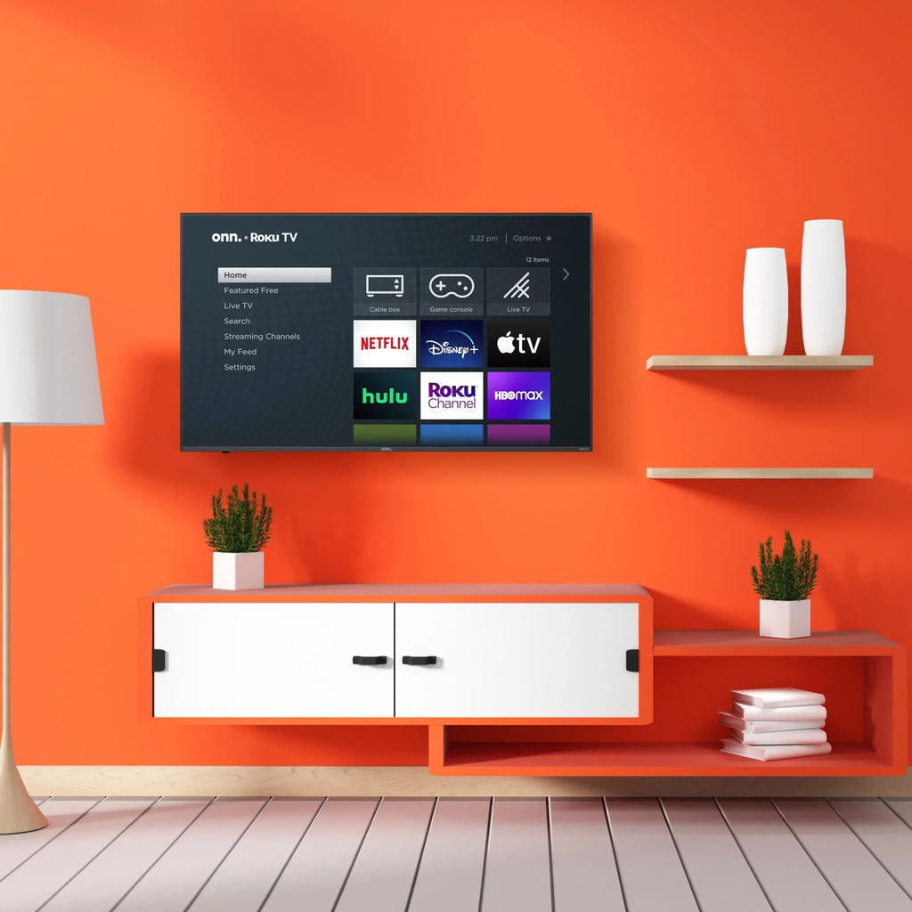 onn. 58” Class 4K UHD (2160P) LED Roku Smart TV HDR (100069454)