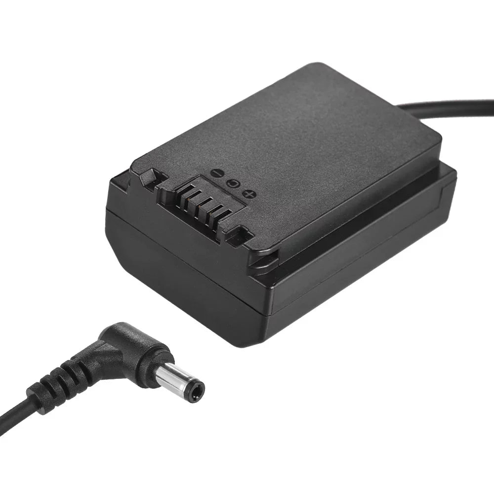 NP-FZ100 Dummy Battery Pack Coupler Connector Cable, Adapter for Sony A7III A9 A7RIII A7SIII, Long-lasting Solution