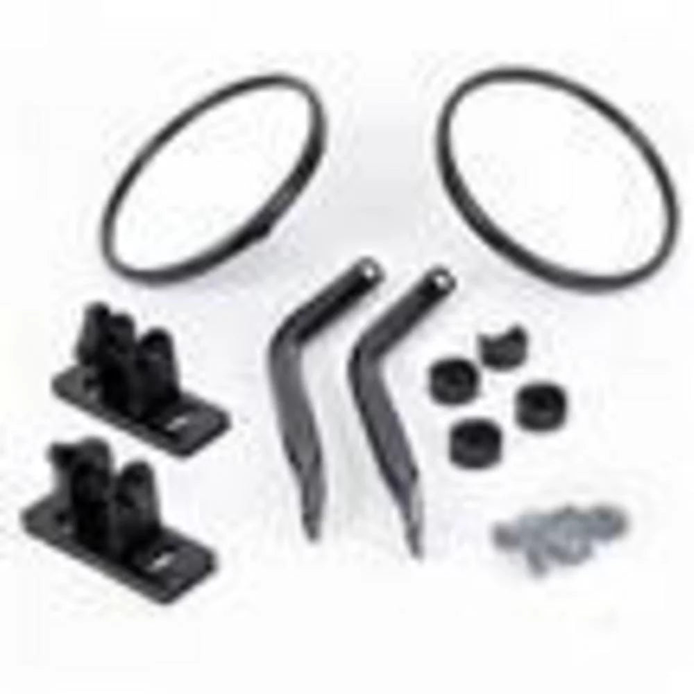 Rampage by RealTruck Side Mirrors (Black) - 7619 Suitable with Select: 2015-2018 Jeep Wrangler Unlimited, 2012-2014 Jeep Wrangler