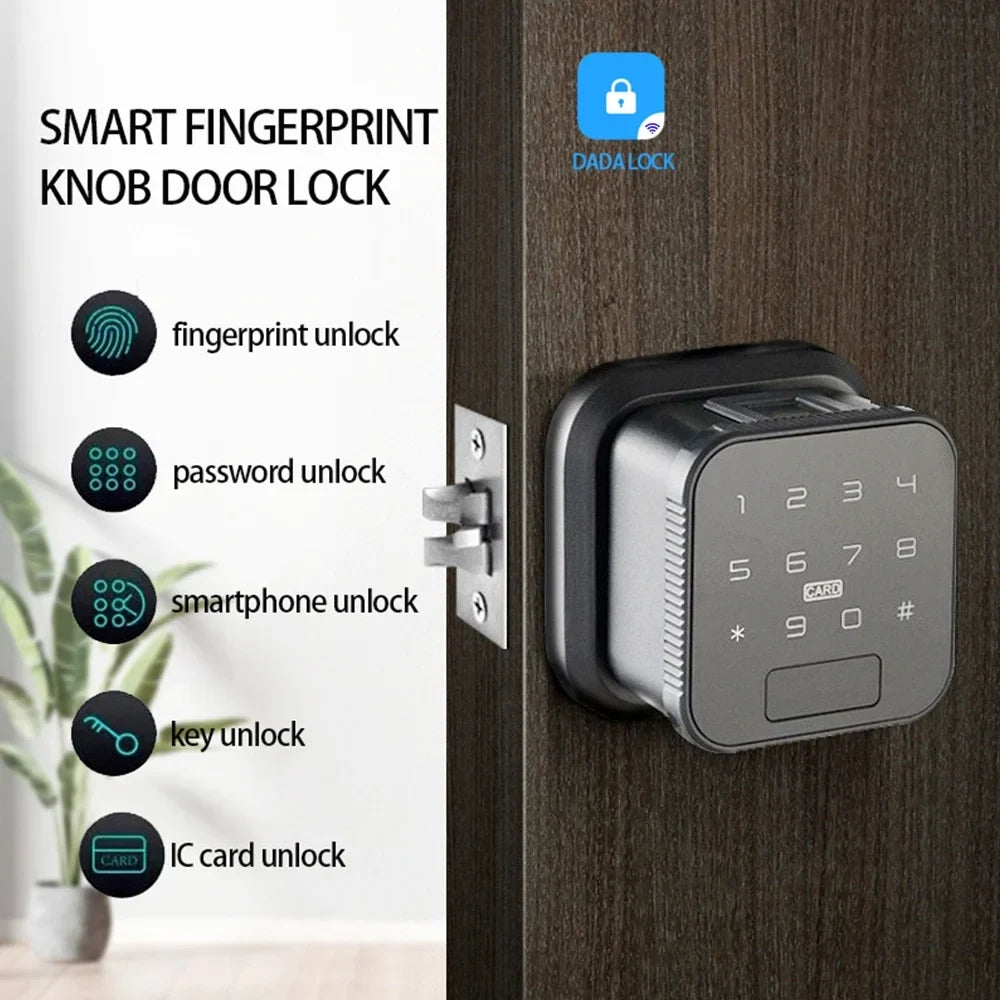 Dazzduo ligent Door Lock,Handle Deadbolt Door Fitting DADA Lock Door Lock