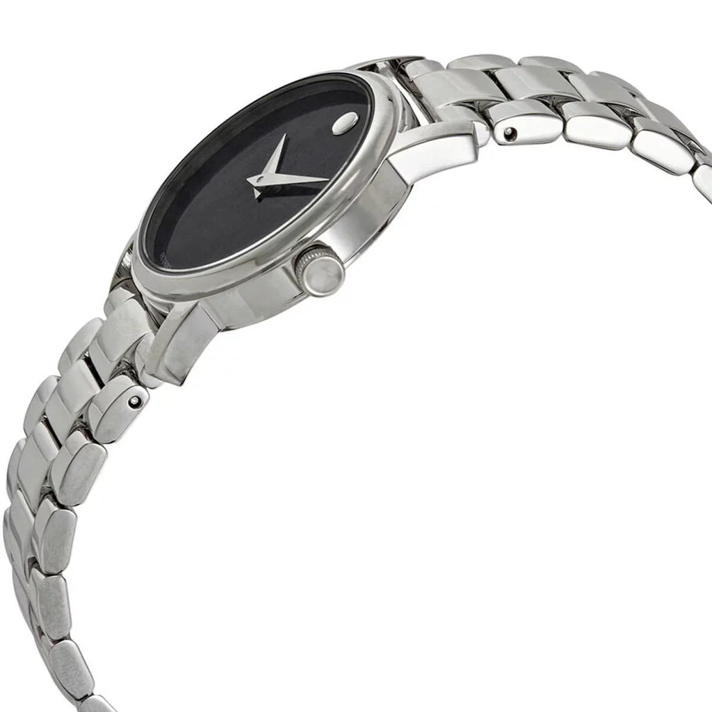 Movado Classic Museum Quartz Black Dial Ladies Watch 2100017