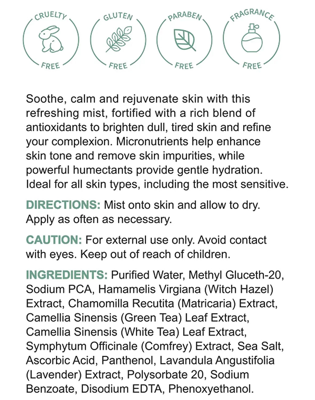Replenix Soothing Antioxidant Mist 2.7 oz / 80 ml