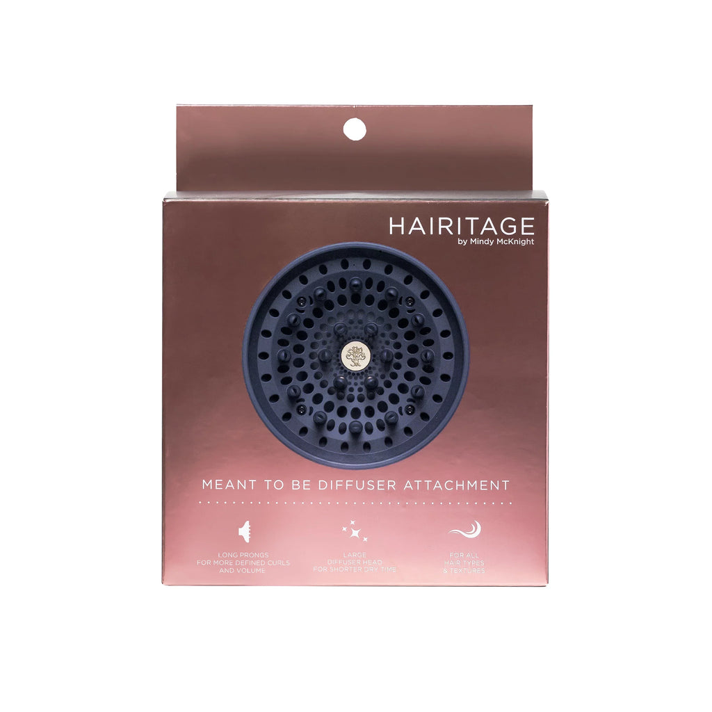 Hairitage Meant to Be Hair Diffuser Hair Dryer Attachment for Anti Frizz & Volume | Salon Standard Frizz Control