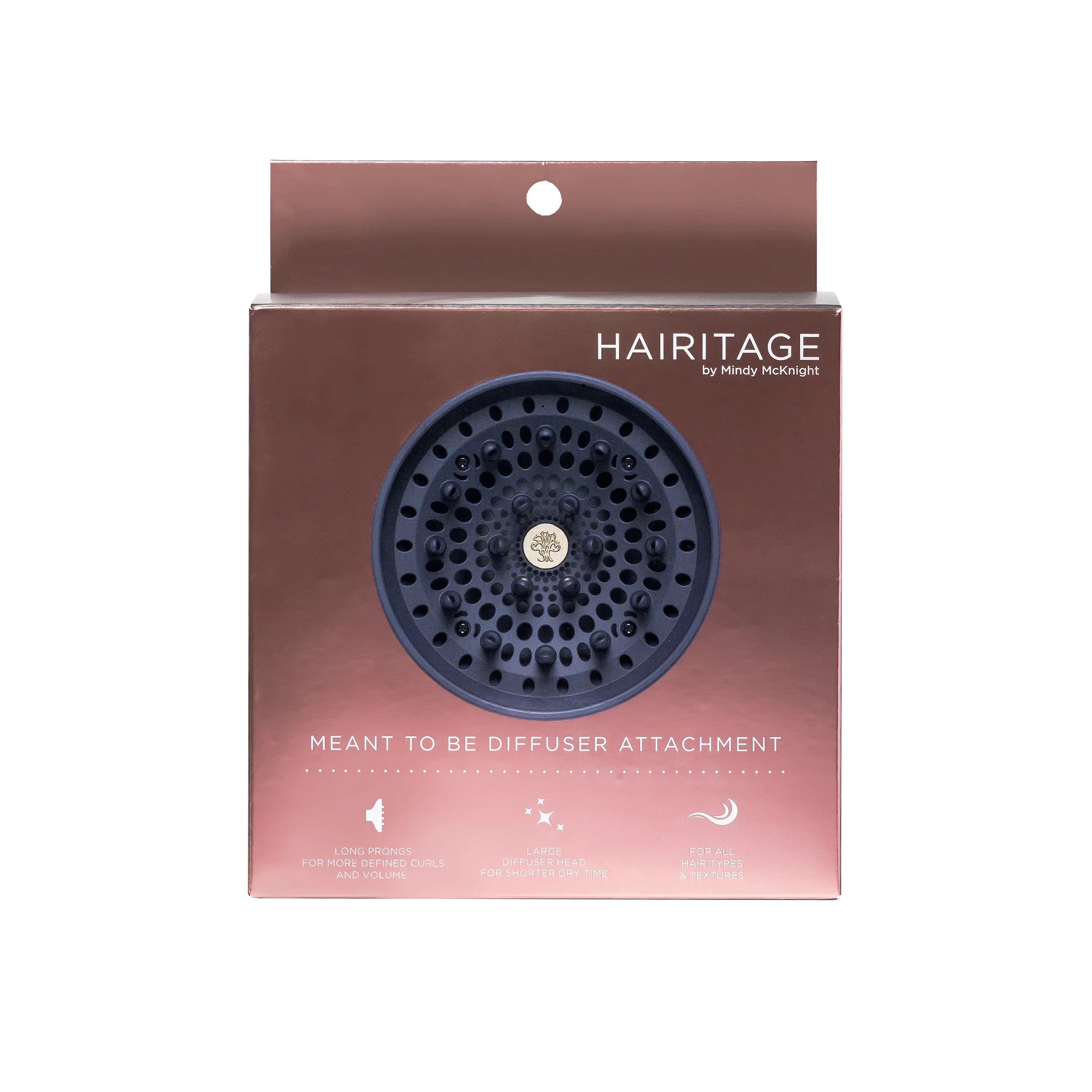 Hairitage Meant to Be Hair Diffuser Hair Dryer Attachment for Anti Frizz & Volume | Salon Standard Frizz Control