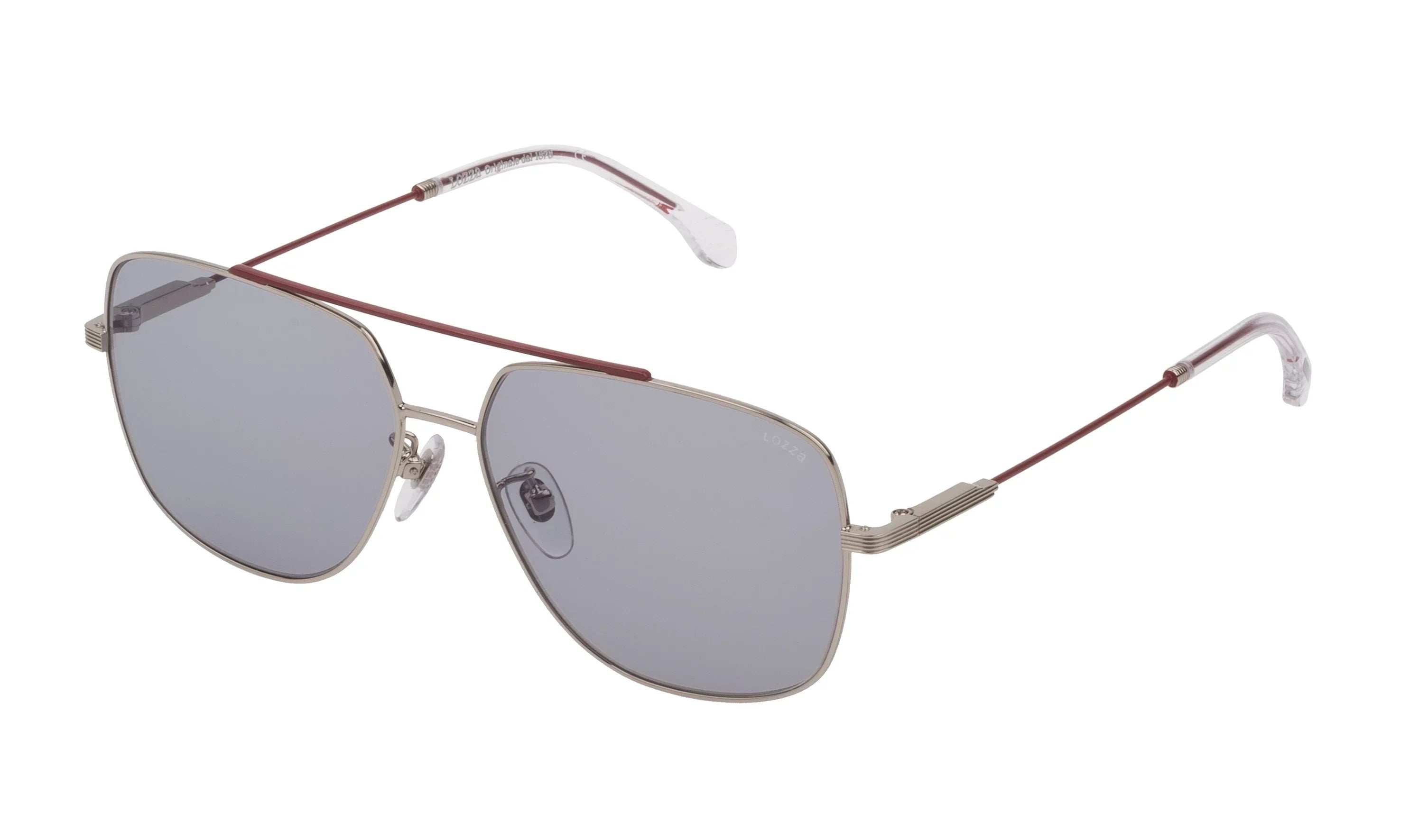 SUNGLASSES - POLARIZED FASHION SUN GLASSES LOZZA GRAY MEN SL2337580N53