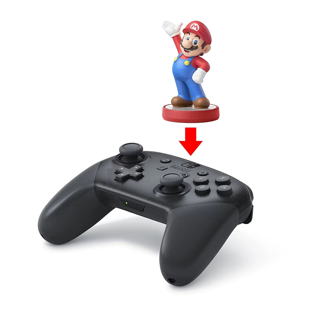 Nintendo Switch Console Neon Red & Blue with Extra Wireless Controller, New Super Mario Bros. U Deluxe and Screen Cleaning Cloth