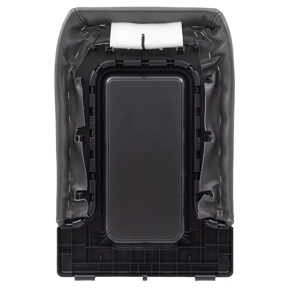 Brock Replacement Dark Gray Center Console Lid Repair Kit Suitable with 2001-2006 Silverado Sierra Pickup Truck Tahoe Yukon & XL 19127364