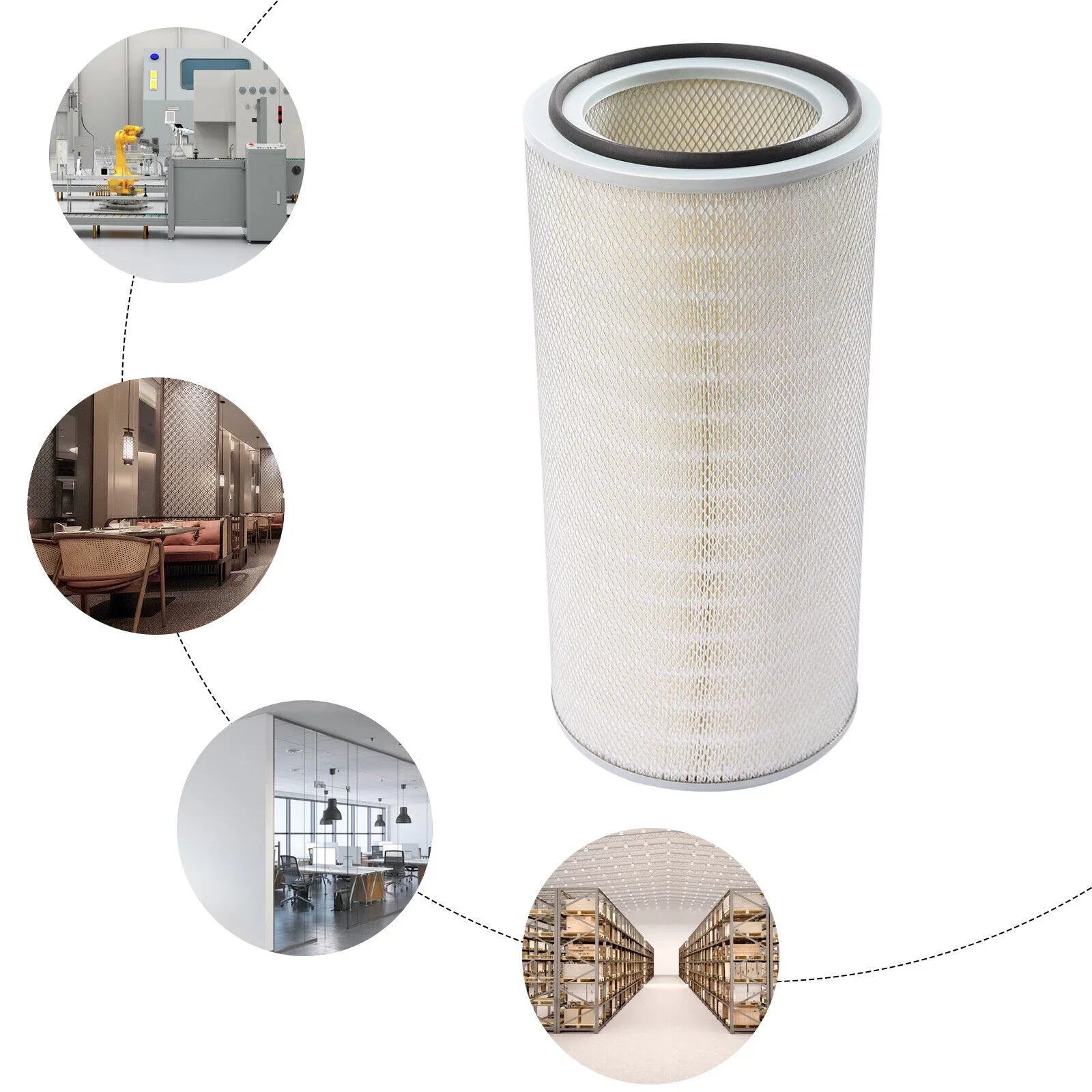 SHZICMY P191151 Replaces Dust Collector Filter Cartridge Fine Particles Catcher 20-40μm