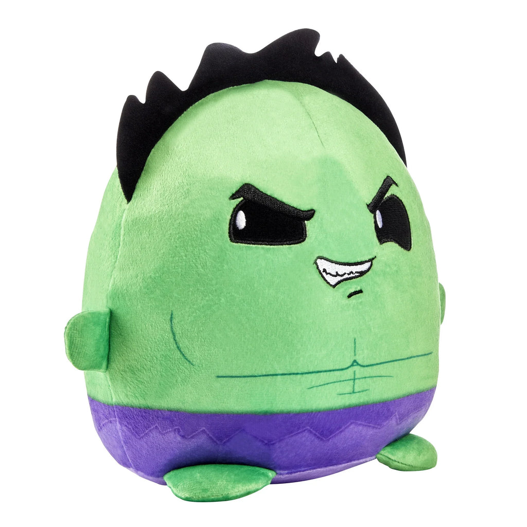 Marvel Cuutopia Hulk Plush Character, 7-in Soft Rounded Pillow Doll for 3 Years & Up