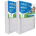 16x20x5 Air Filter MERV 8 Comparable to MPR 700 & FPR 5 Fitting with Honeywell FC100A1003 Premium USA Made 16x20x5 Furnace Filter 2 Pack by AIRX FILTERS WICKED CLEAN AIR.