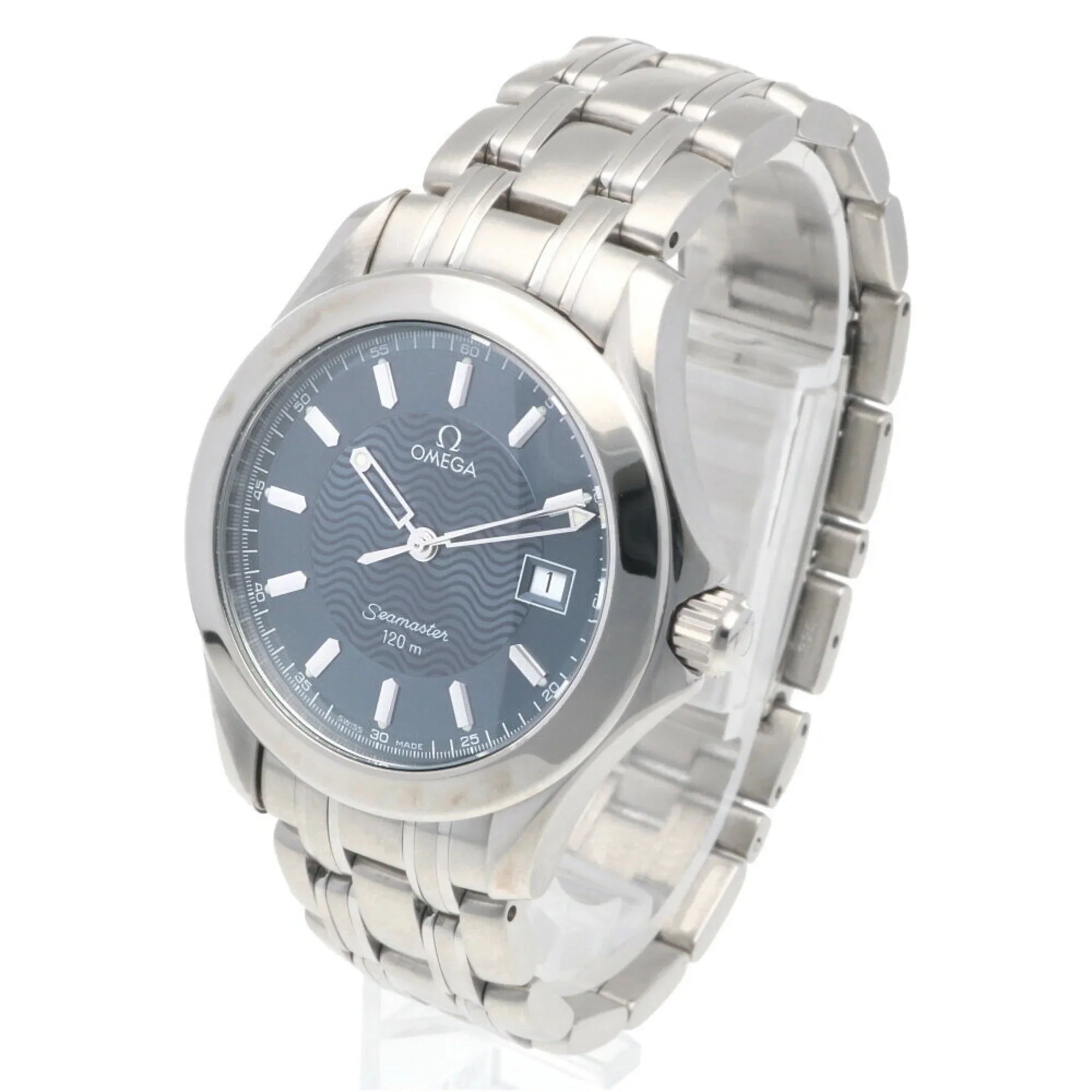 Pre-Owned Omega Seamaster Watch Stainless Steel 2581.80 Quartz Men's OMEGA 120M (Good)